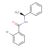 Chemical structure of 2-bromo-N-[(1S)-1-phenylethyl]benzamide - CSSB00001102218