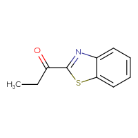 Chemical structure of 1-(1,3-benzothiazol-2-yl)propan-1-one - CSSB00000110187