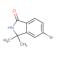 Chemical structure of 5-bromo-3,3-dimethyl-2,3-dihydro-1H-isoindol-1-one - CSSB00010997298