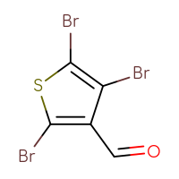 Chemical structure of 2,4,5-tribromothiophene-3-carbaldehyde - CSSB00114542714