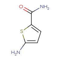 Chemical structure of 5-aminothiophene-2-carboxamide - CSSB00000131137
