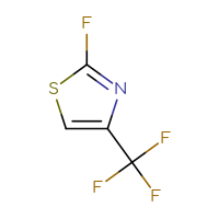 Chemical structure of 2-fluoro-4-(trifluoromethyl)-1,3-thiazole - CSSB00010270072
