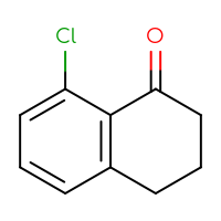 Chemical structure of 8-chloro-1,2,3,4-tetrahydronaphthalen-1-one - CSSB00000068142