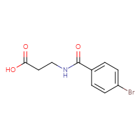 Chemical structure of 3-[(4-bromophenyl)formamido]propanoic acid - CSSB00000184271