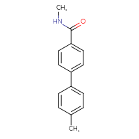 Chemical structure of N,4'-dimethyl-[1,1'-biphenyl]-4-carboxamide - CSSB00103397029