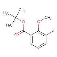 Chemical structure of tert-butyl 3-iodo-2-methoxybenzoate - CSSB00160490895