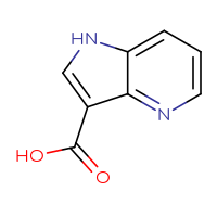 Chemical structure of 1H-pyrrolo[3,2-b]pyridine-3-carboxylic acid - CSSB00000045838