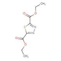 Chemical structure of 2,5-diethyl 1,3,4-thiadiazole-2,5-dicarboxylate - CSSB00025775769