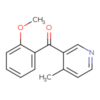 Chemical structure of 3-(2-methoxybenzoyl)-4-methylpyridine - CSSB00006007795