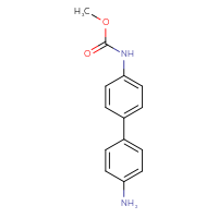 Chemical structure of methyl N-{4'-amino-[1,1'-biphenyl]-4-yl}carbamate - CSSB07048204950
