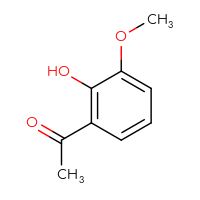 Chemical structure of 1-(2-hydroxy-3-methoxyphenyl)ethan-1-one - CSSB00009864888