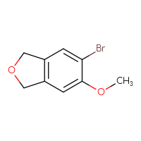 Chemical structure of 5-bromo-6-methoxy-1,3-dihydro-2-benzofuran - CSSB00016011588