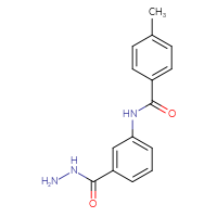 Chemical structure of N-[3-(hydrazinecarbonyl)phenyl]-4-methylbenzamide - CSSB00020595384