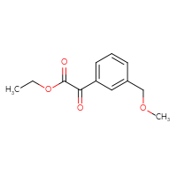 Chemical structure of ethyl 2-[3-(methoxymethyl)phenyl]-2-oxoacetate - CSSB00022206578