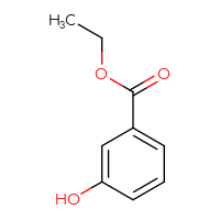 Chemical structure of ethyl 3-hydroxybenzoate - CSSB00000169910