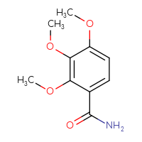 Chemical structure of 2,3,4-trimethoxybenzamide - CSSB00000162260