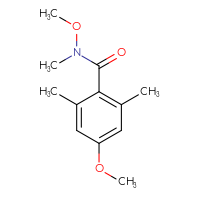 Chemical structure of N,4-dimethoxy-N,2,6-trimethylbenzamide - CSSB03509319792