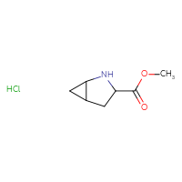 Chemical structure of methyl 2-azabicyclo[3.1.0]hexane-3-carboxylate hydrochloride - CSSB00020590555