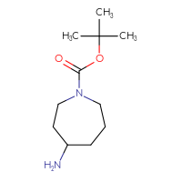 Chemical structure of tert-butyl 4-aminoazepane-1-carboxylate - CSSB00000708157