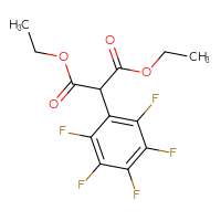 Chemical structure of 1,3-diethyl 2-(2,3,4,5,6-pentafluorophenyl)propanedioate - CSSB00102593870