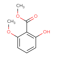 Chemical structure of methyl 2-hydroxy-6-methoxybenzoate - CSSB00000082631