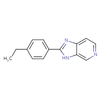 Chemical structure of 2-(4-ethylphenyl)-3H-imidazo[4,5-c]pyridine - CSSB00001058692