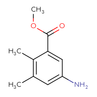 Chemical structure of methyl 5-amino-2,3-dimethylbenzoate - CSSB00000746409