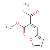 Chemical structure of 1,3-dimethyl 2-[(furan-2-yl)methylidene]propanedioate - CSSB00000697436