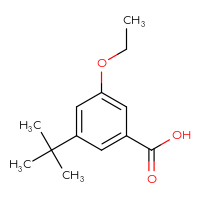 Chemical structure of 3-tert-butyl-5-ethoxybenzoic acid - CSSB06267472908