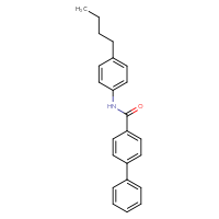 Chemical structure of N-(4-butylphenyl)-[1,1'-biphenyl]-4-carboxamide - CSSB00121635628