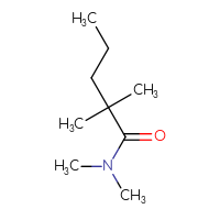 Chemical structure of N,N,2,2-tetramethylpentanamide - CSSB00000073955
