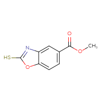 Chemical structure of methyl 2-sulfanyl-1,3-benzoxazole-5-carboxylate - CSSB00010186767