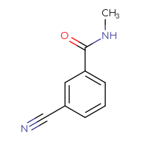 Chemical structure of 3-cyano-N-methylbenzamide - CSSB00000159956