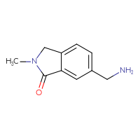 Chemical structure of 6-(aminomethyl)-2-methyl-2,3-dihydro-1H-isoindol-1-one - CSSB00021153240