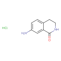 Chemical structure of 7-amino-1,2,3,4-tetrahydroisoquinolin-1-one hydrochloride - CSSB00000757097
