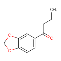 Chemical structure of 1-(2H-1,3-benzodioxol-5-yl)butan-1-one - CSSB00000034399
