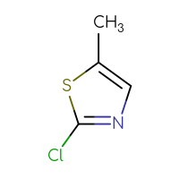 Chemical structure of 2-chloro-5-methyl-1,3-thiazole - CSSB00000696679
