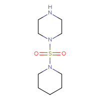 Chemical structure of 1-(piperidine-1-sulfonyl)piperazine - CSSB00000246772