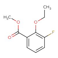 Chemical structure of methyl 2-ethoxy-3-fluorobenzoate - CSSB01991209740