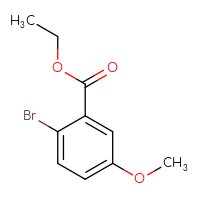 Chemical structure of ethyl 2-bromo-5-methoxybenzoate - CSSB00000171771