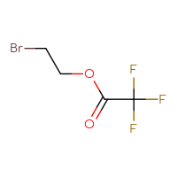 Chemical structure of 2-bromoethyl 2,2,2-trifluoroacetate - CSSB00015853930