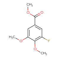 Chemical structure of methyl 3-fluoro-4,5-dimethoxybenzoate - CSSB00010167377