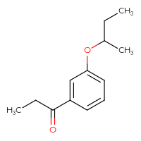 Chemical structure of 1-[3-(butan-2-yloxy)phenyl]propan-1-one - CSSB00014367522