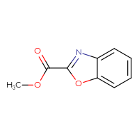 Chemical structure of methyl 1,3-benzoxazole-2-carboxylate - CSSB00000092614