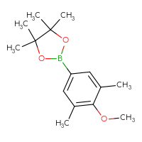Chemical structure of 2-(4-methoxy-3,5-dimethylphenyl)-4,4,5,5-tetramethyl-1,3,2-dioxaborolane - CSSB00013023747