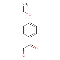 Chemical structure of 2-(4-ethoxyphenyl)-2-oxoacetaldehyde - CSSB00011361608