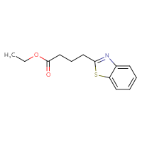 Chemical structure of ethyl 4-(1,3-benzothiazol-2-yl)butanoate - CSSB00000256883