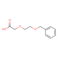 Chemical structure of 2-[2-(benzyloxy)ethoxy]acetic acid - CSSB00012357824