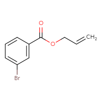 Chemical structure of prop-2-en-1-yl 3-bromobenzoate - CSSB00016375281