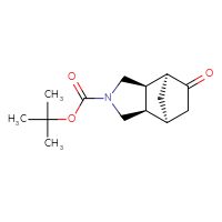 Chemical structure of tert-butyl (1S,2R,6R,7S)-8-oxo-4-azatricyclo[5.2.1.0²,⁶]decane-4-carboxylate - CSSB00015373669